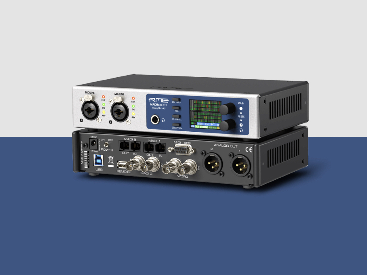 RME MADIface XT II, la interfaz ultracompacta de 394 canales se